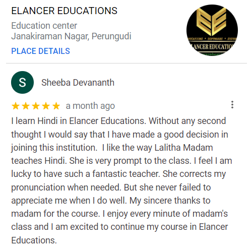 Spoken Tamil Through Hindi